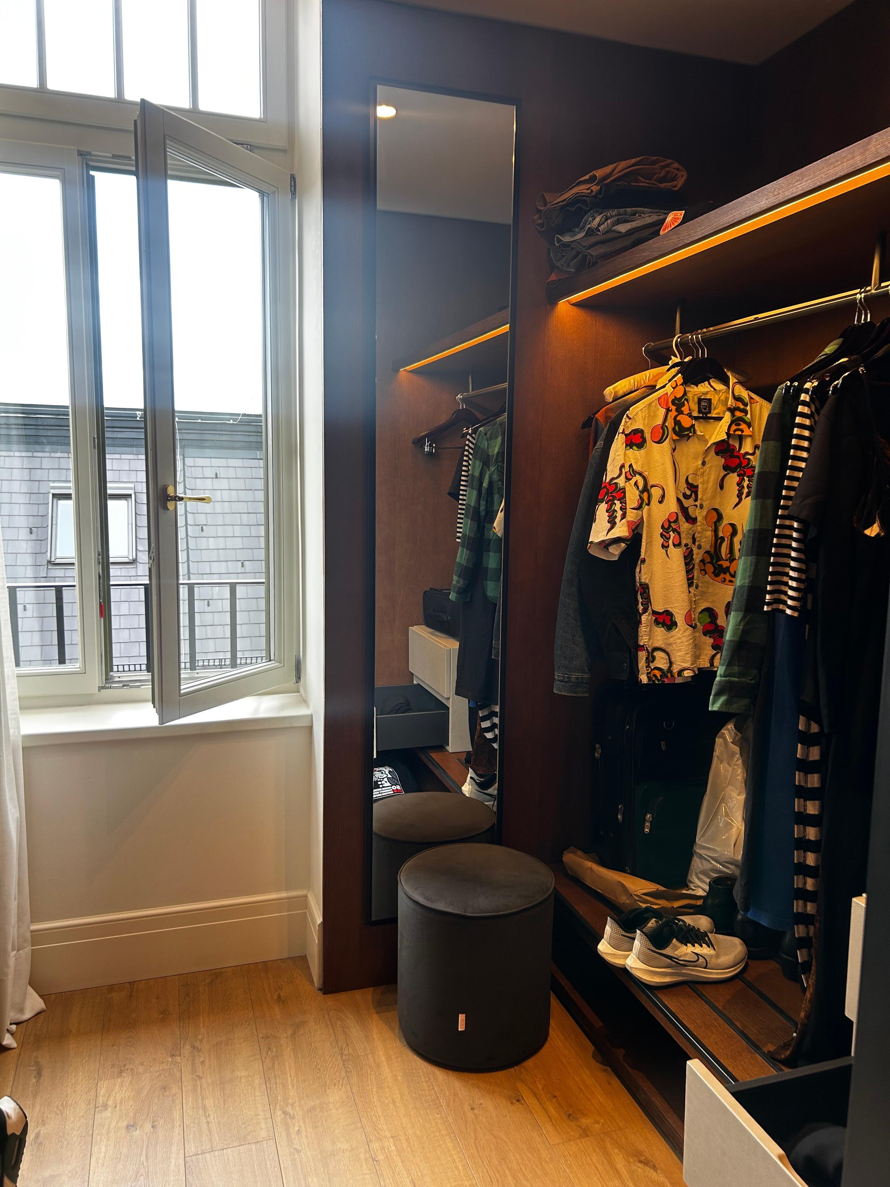 Huge closet/dressing area.