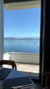 a linda vista do hotel