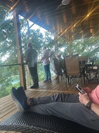 Beautiful view of the lake.