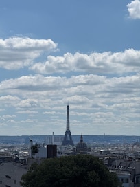 View from the rooftop bar area.