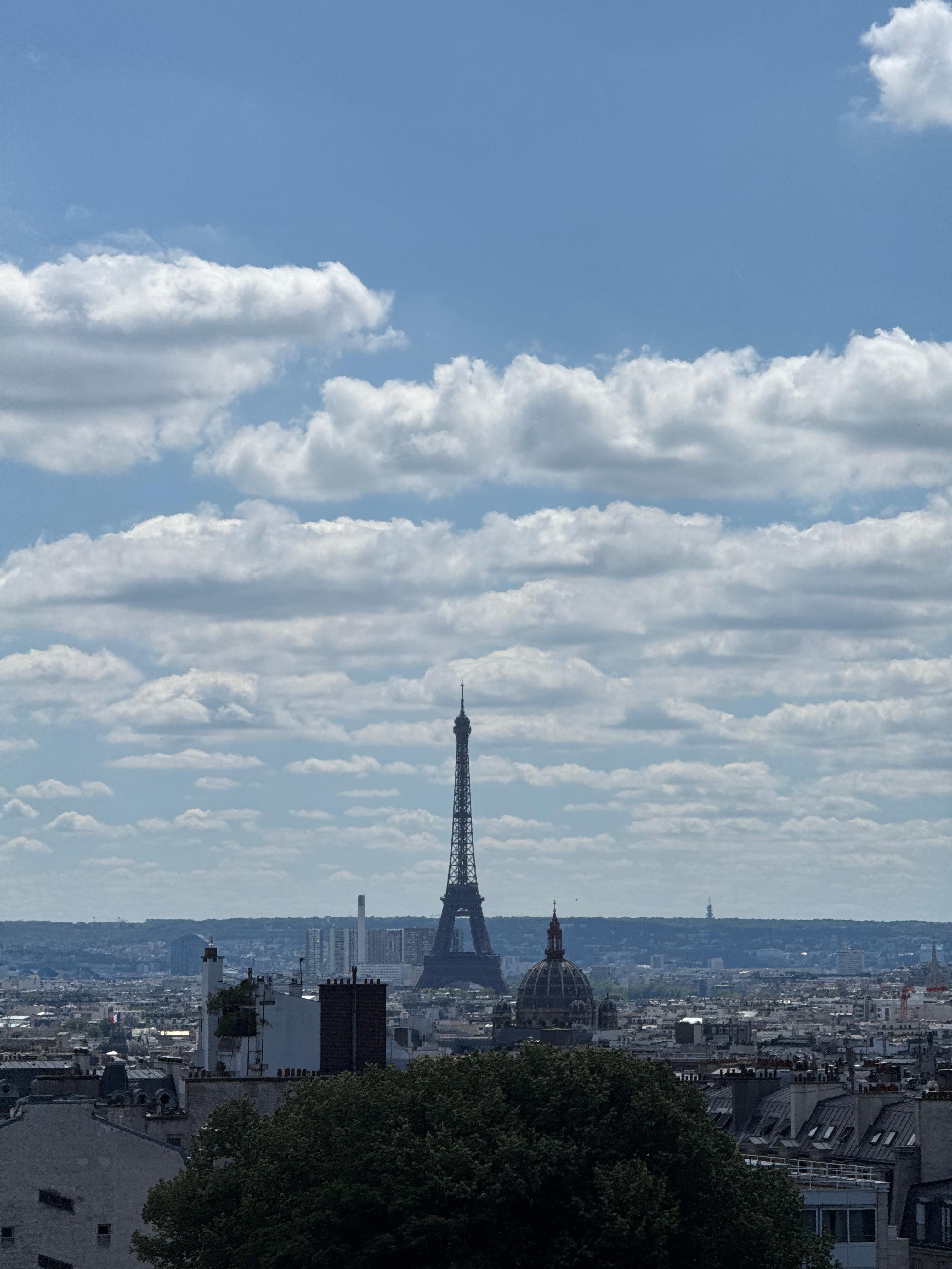 View from the rooftop bar area.