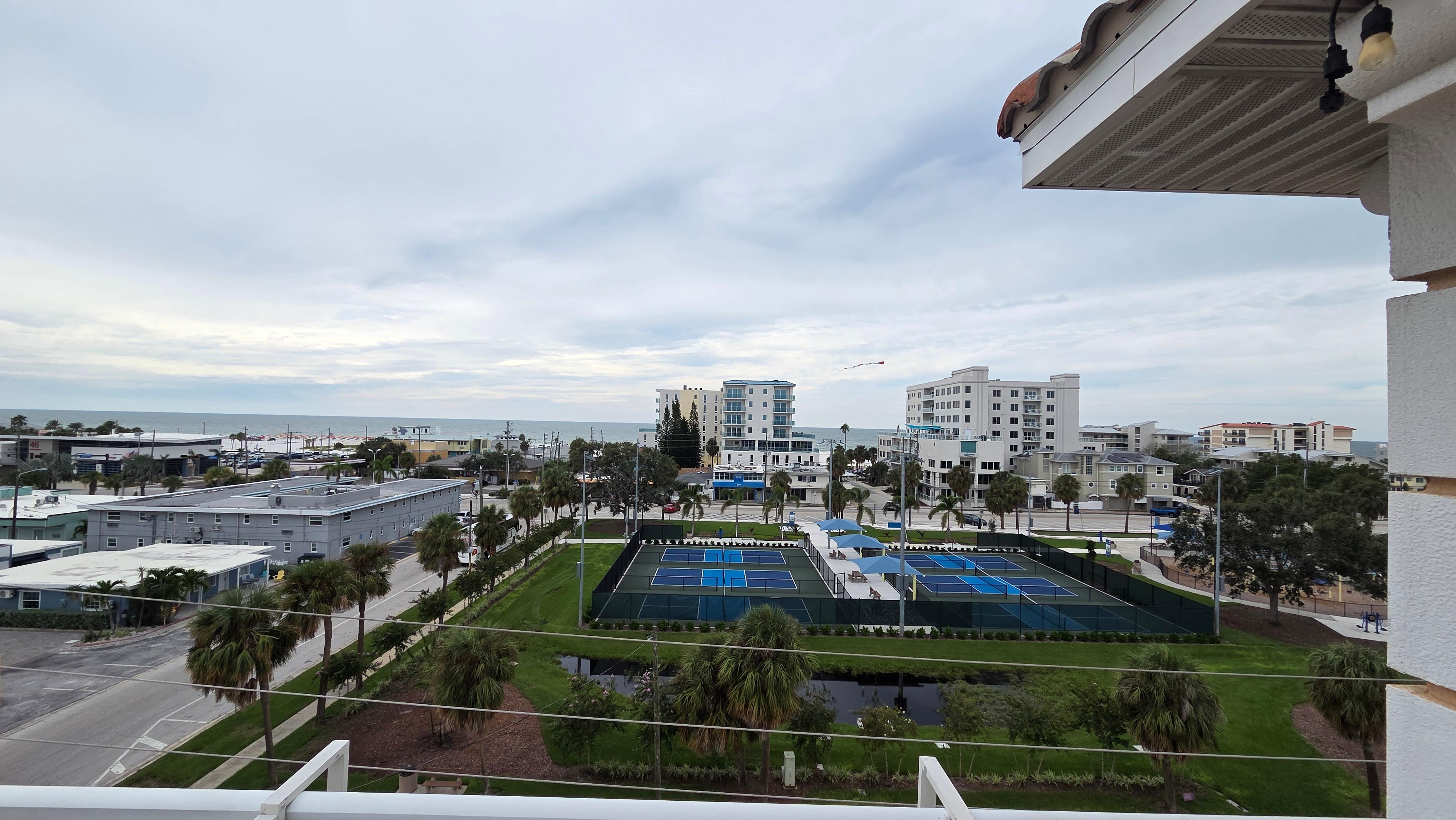 View facing the beach, West