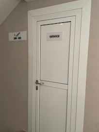 The complex’s hot water system, located below our room, which was so hot it heated our bed