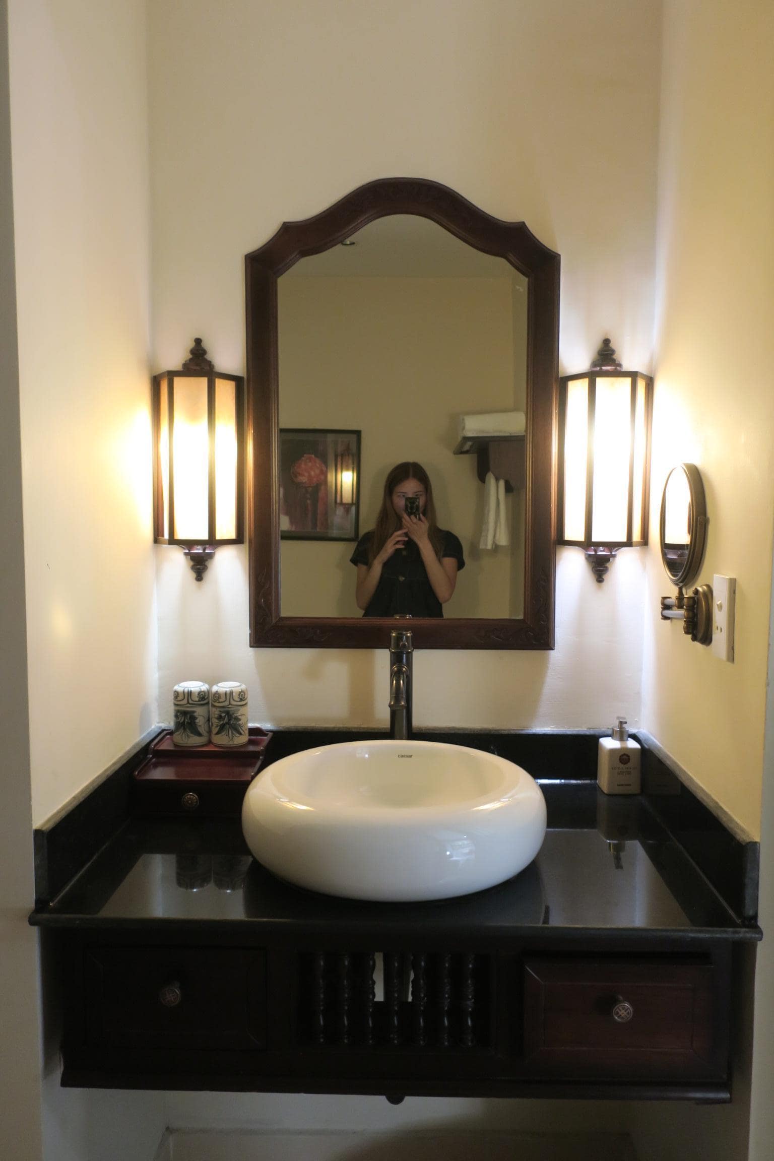 Stylish and clean bathroom