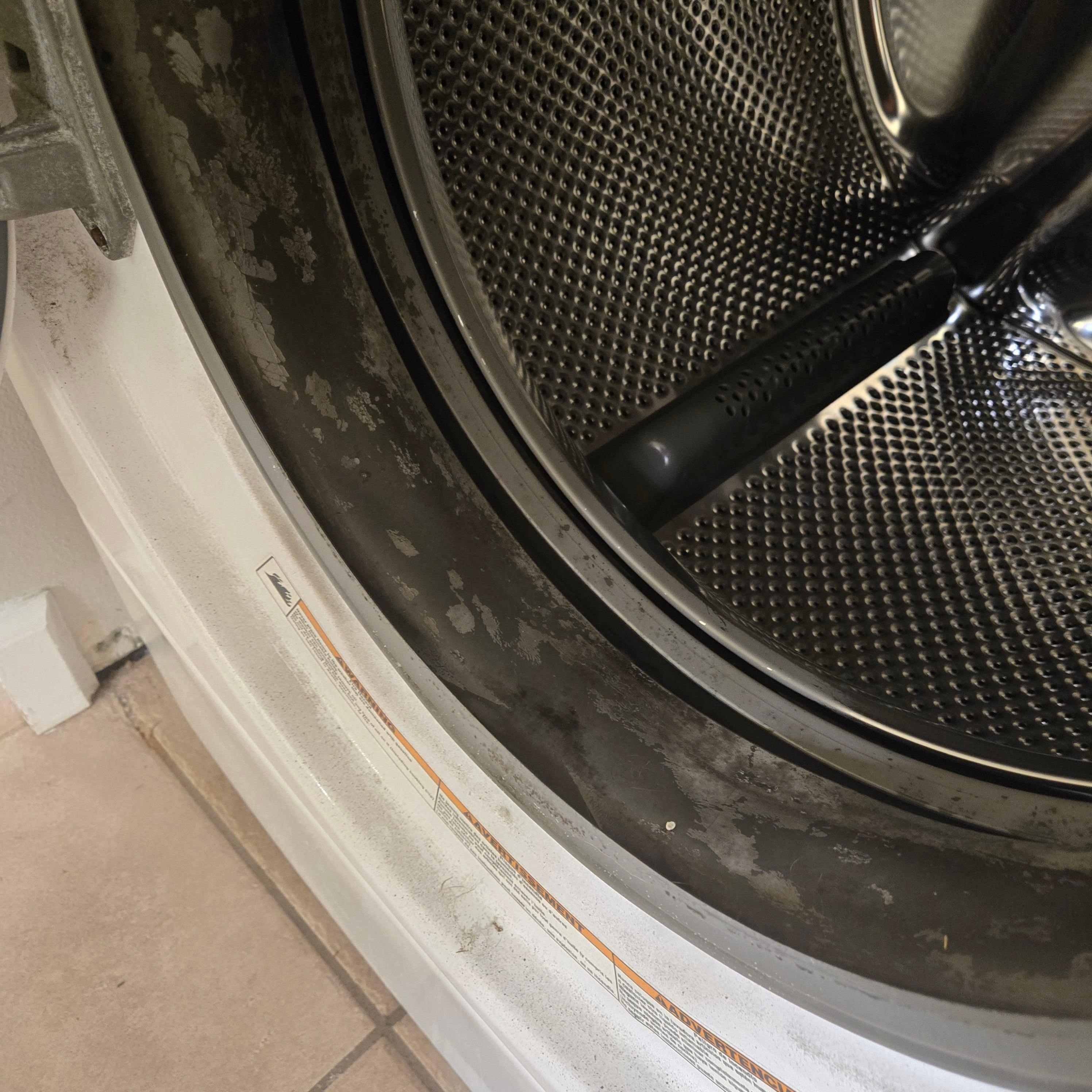 Disgusting washer filled with mold