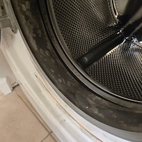 Disgusting washer filled with mold