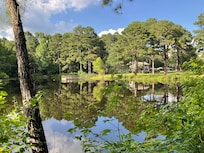 Short trail around to back side of the pond.
