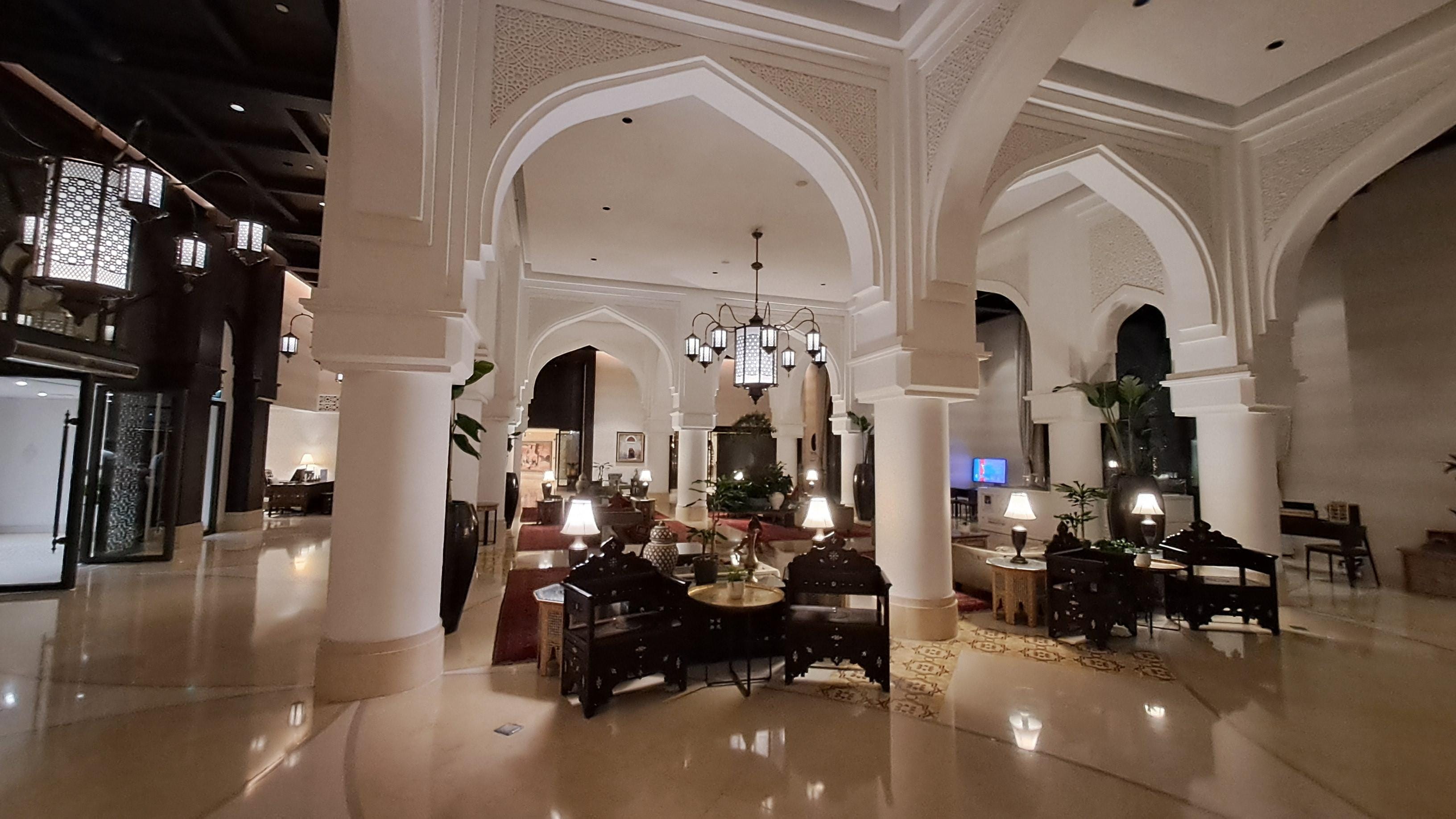 Vue hall d'entrée de l'hôtel