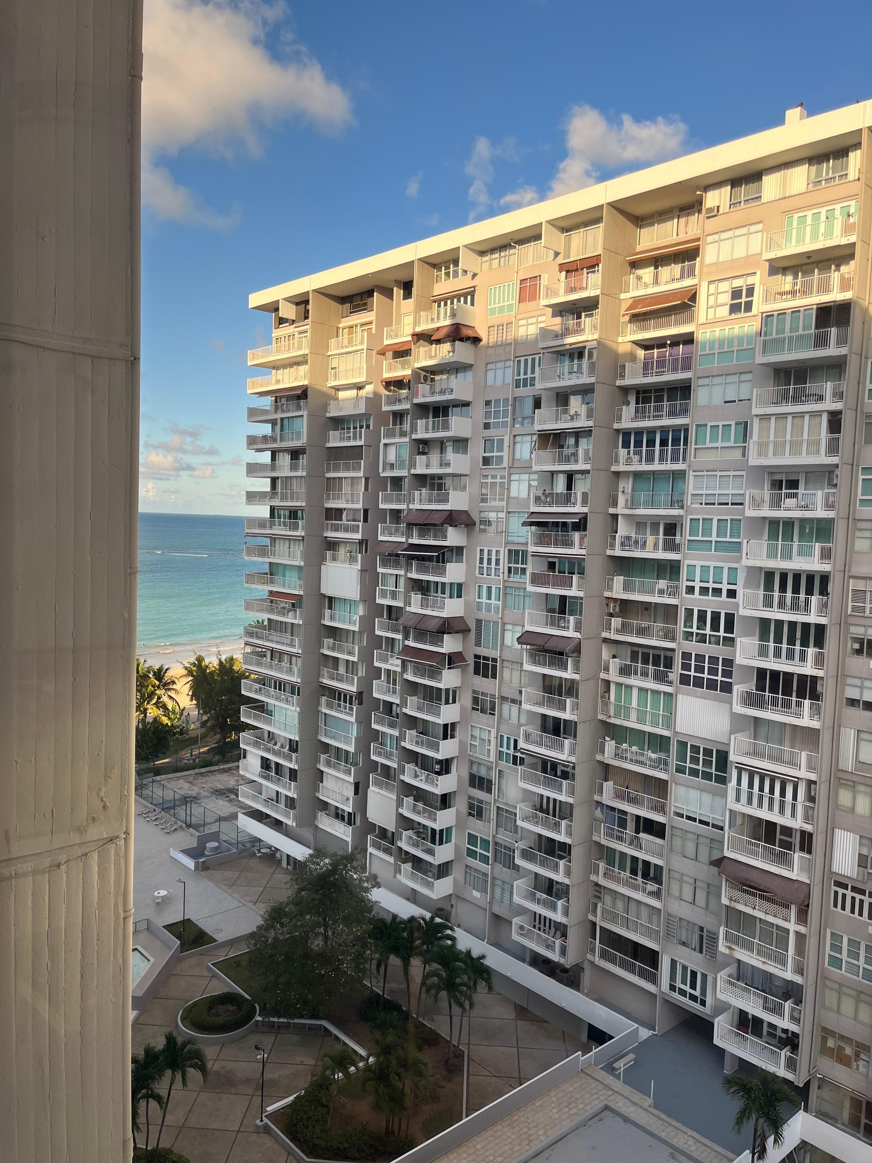 View from 12th floor condo. To the left. 
