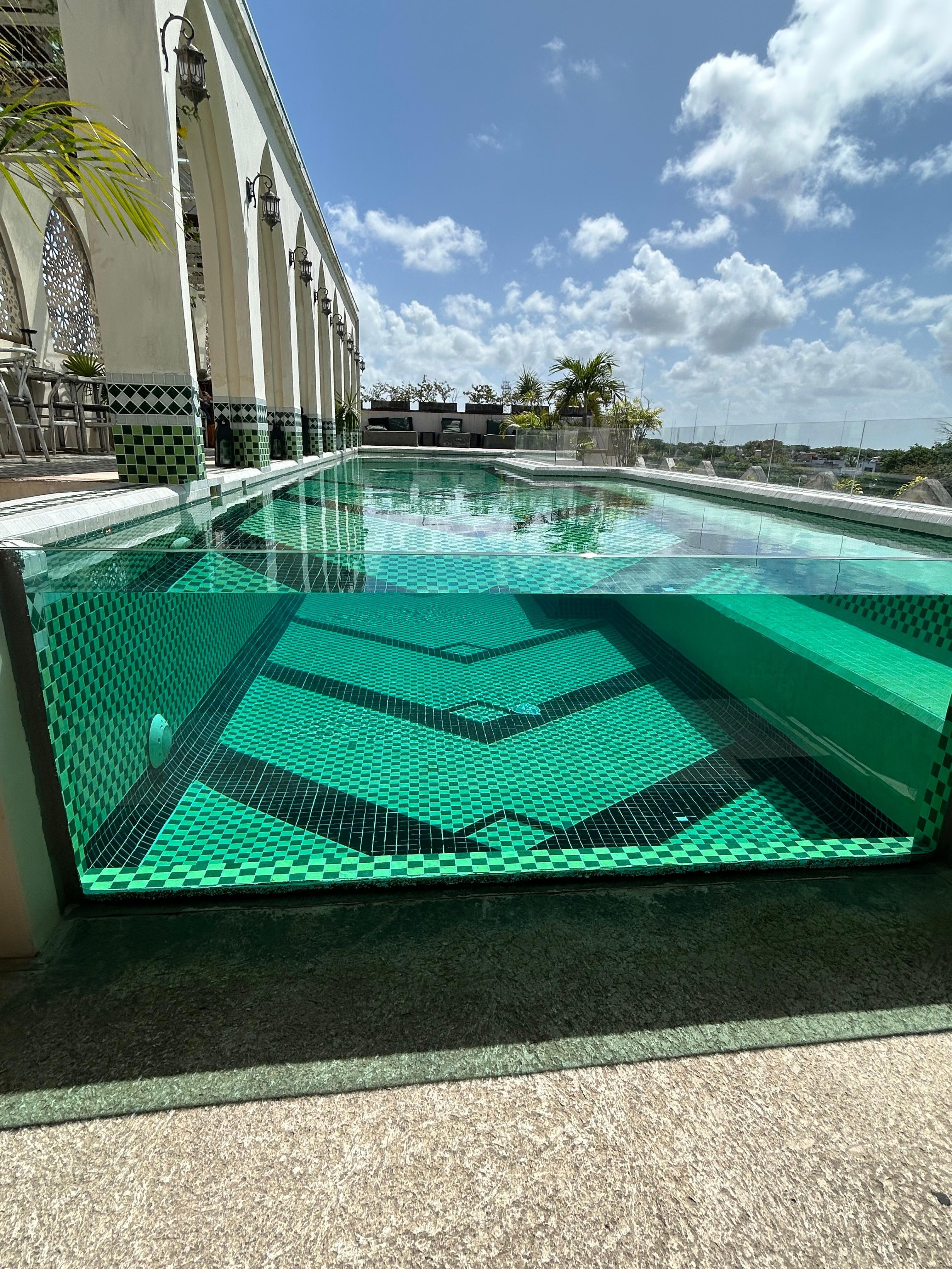 Rooftop pool