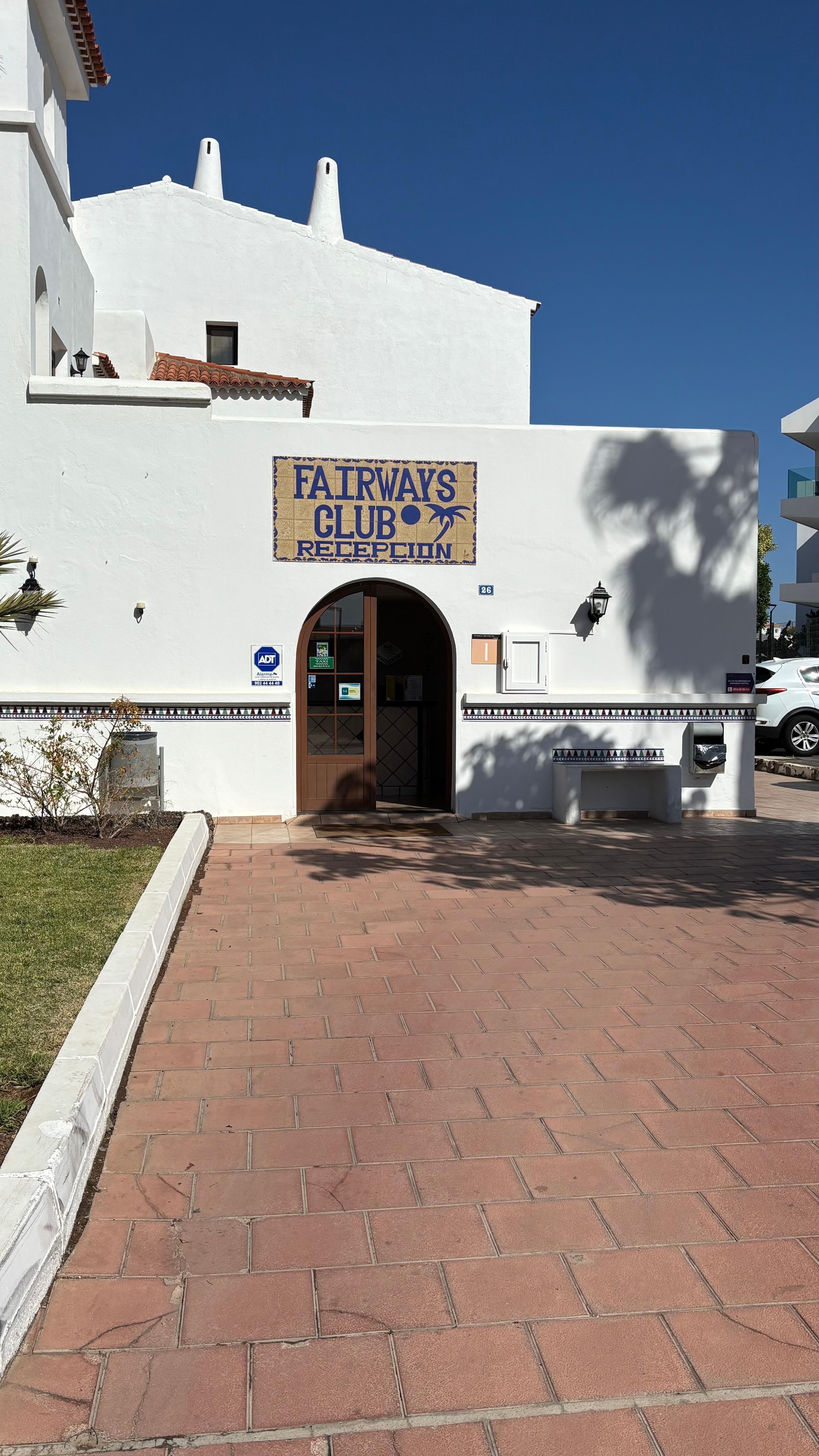 Der Eingang zur Rezeption