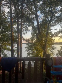 Evening on the deck