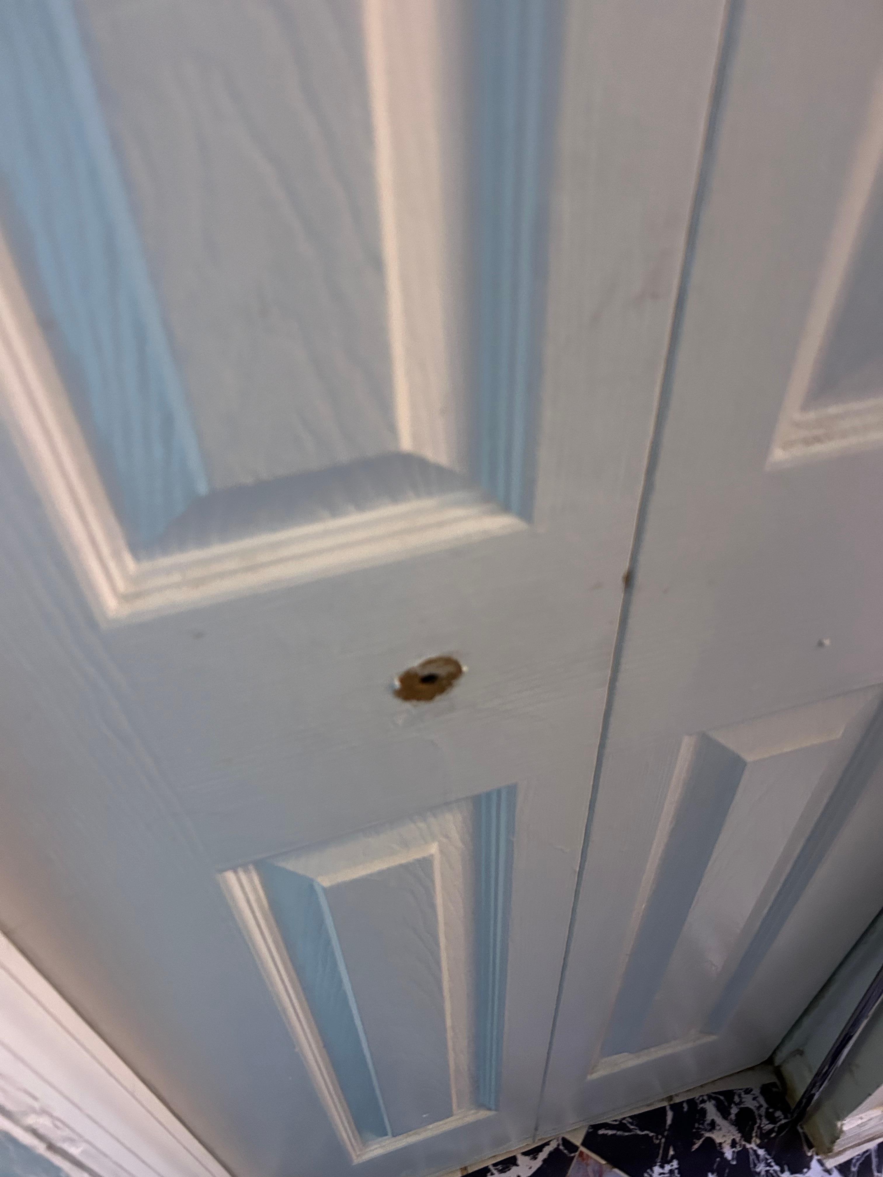 Missing doorknob