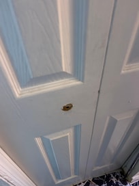 Missing doorknob