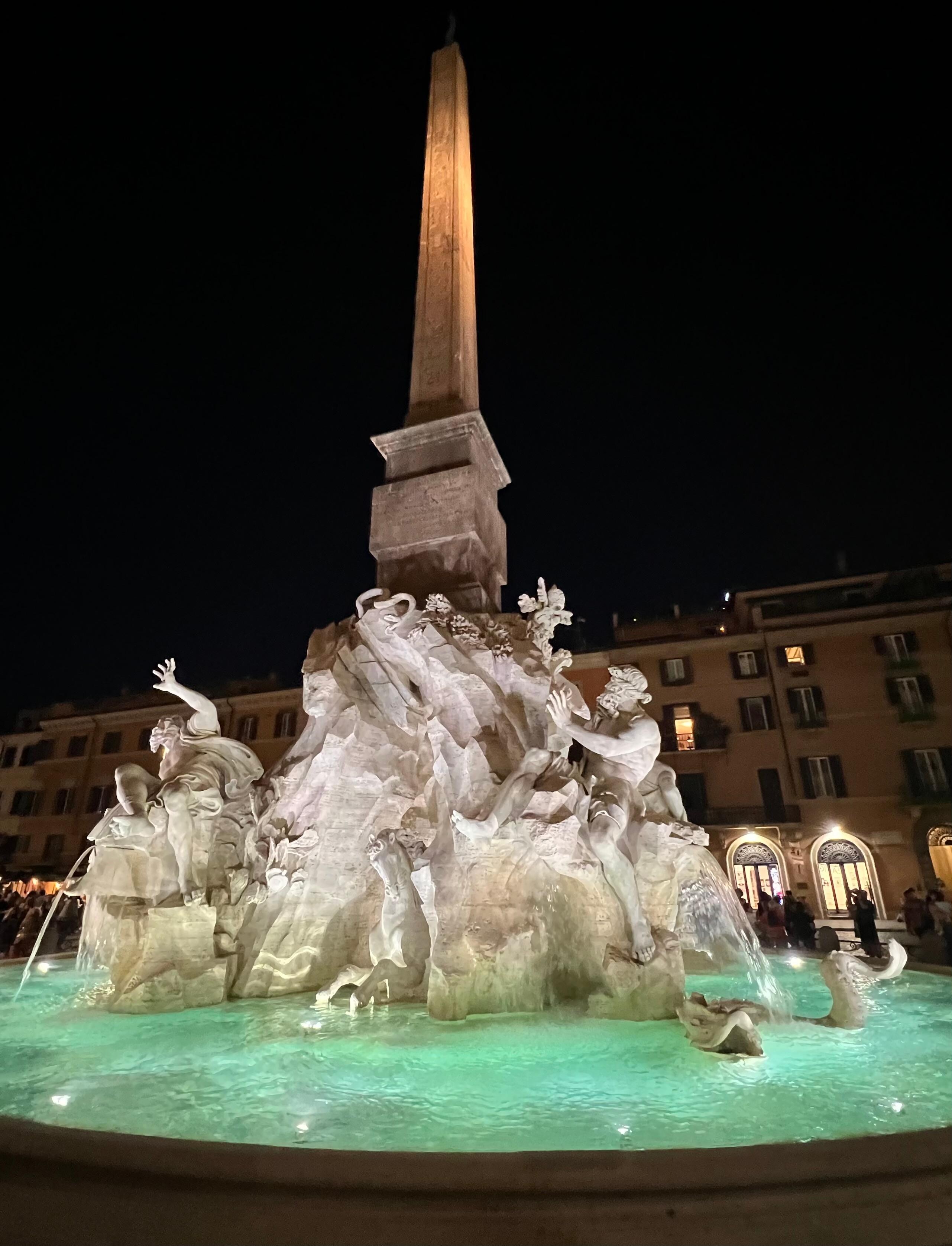 Piazza Navona 1 min from hotel. 
