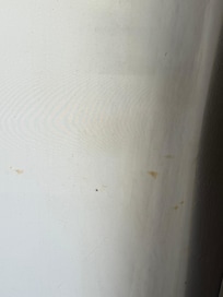 Blinds worn and dirty