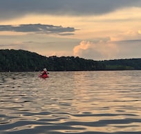 Sunset kayaking