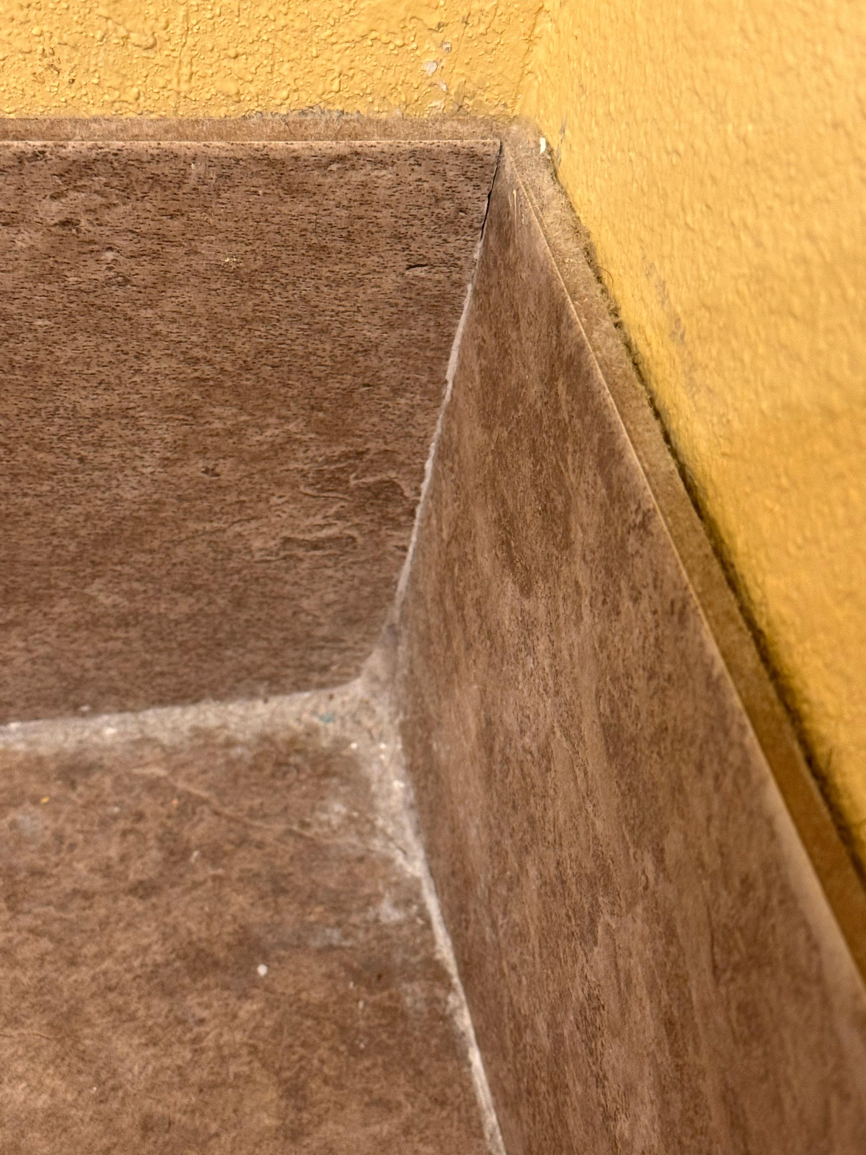 All rooms and corners are caked in dust and dirt