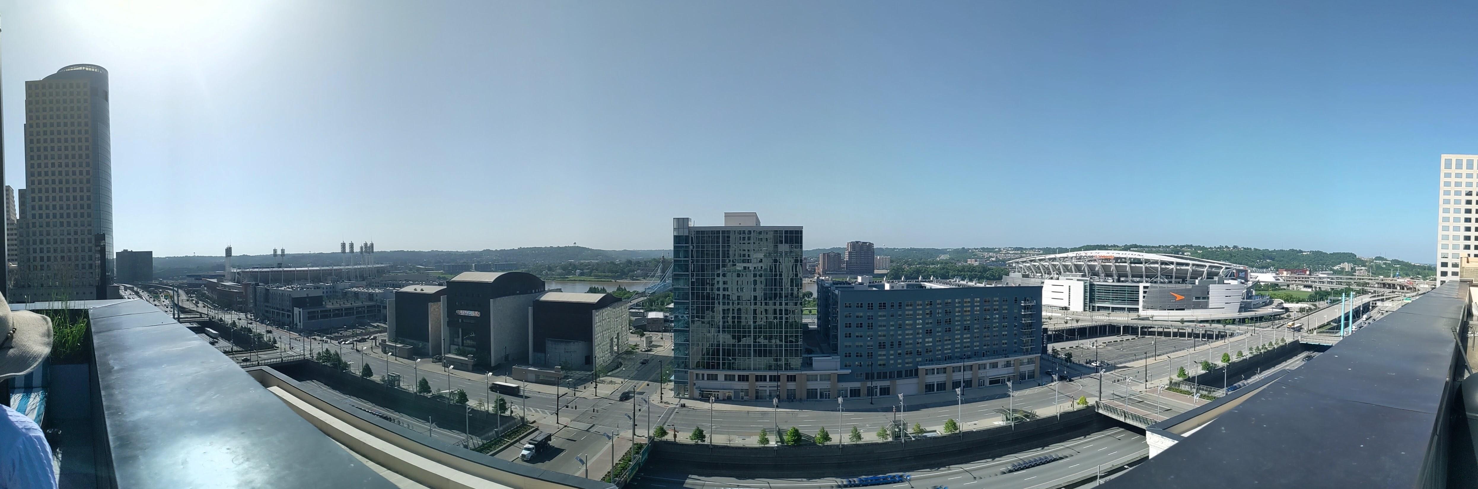 Rooftop panorama.