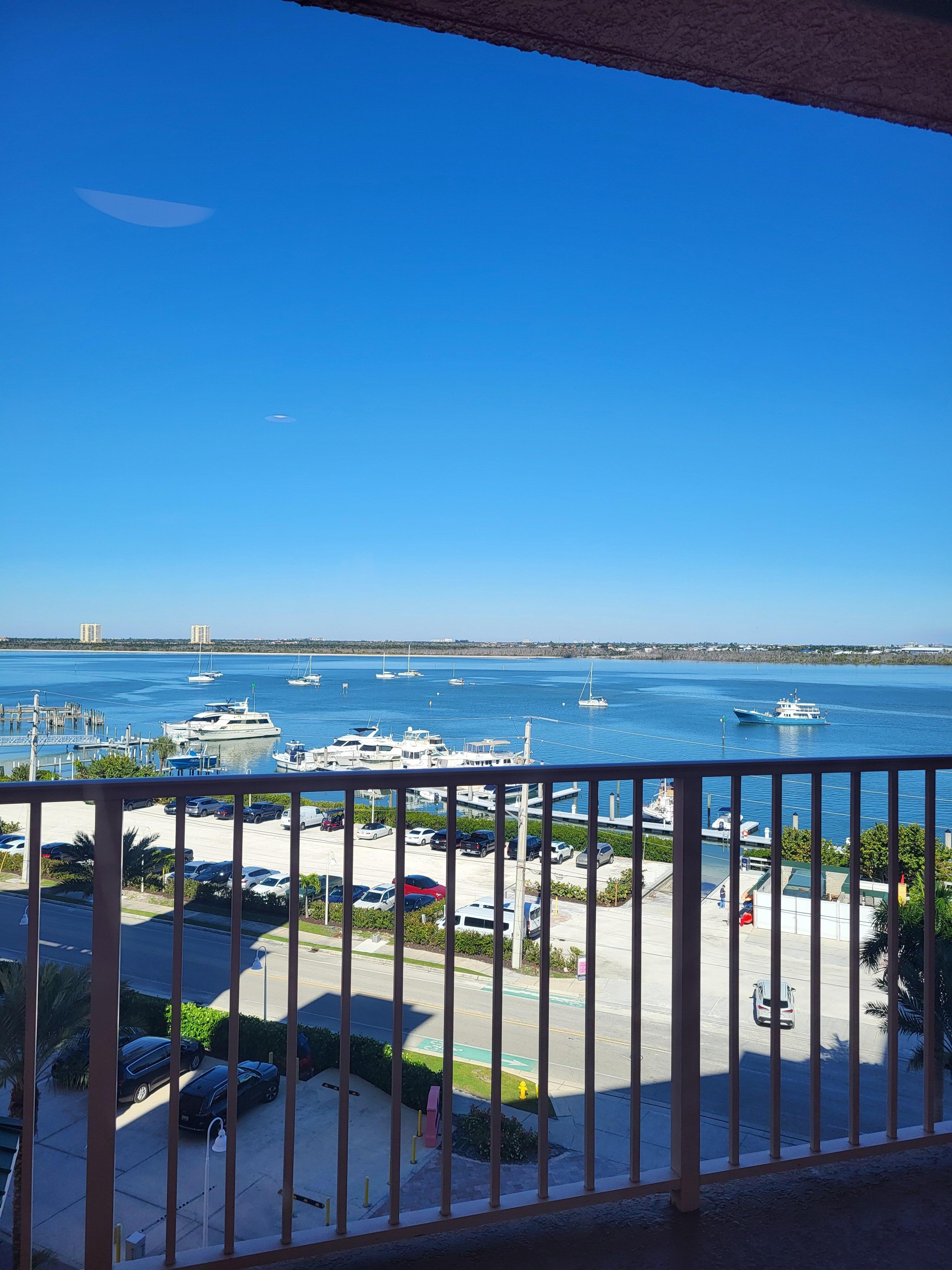 Bay view from our villa.