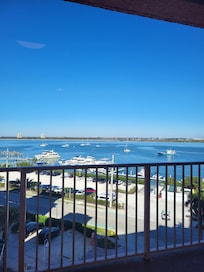 Bay view from our villa.