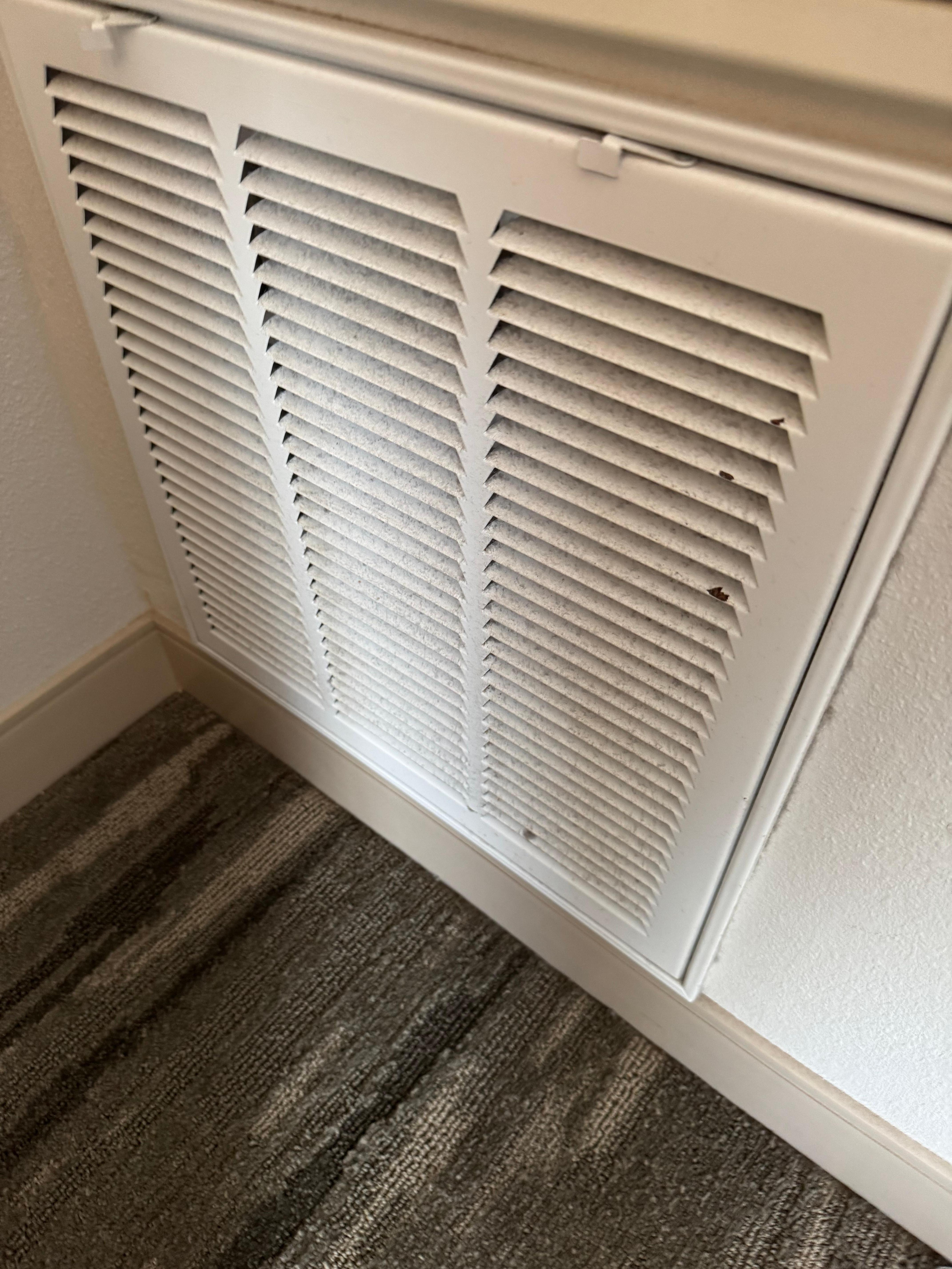 Return vent in bedroom. 