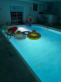 Pool at night