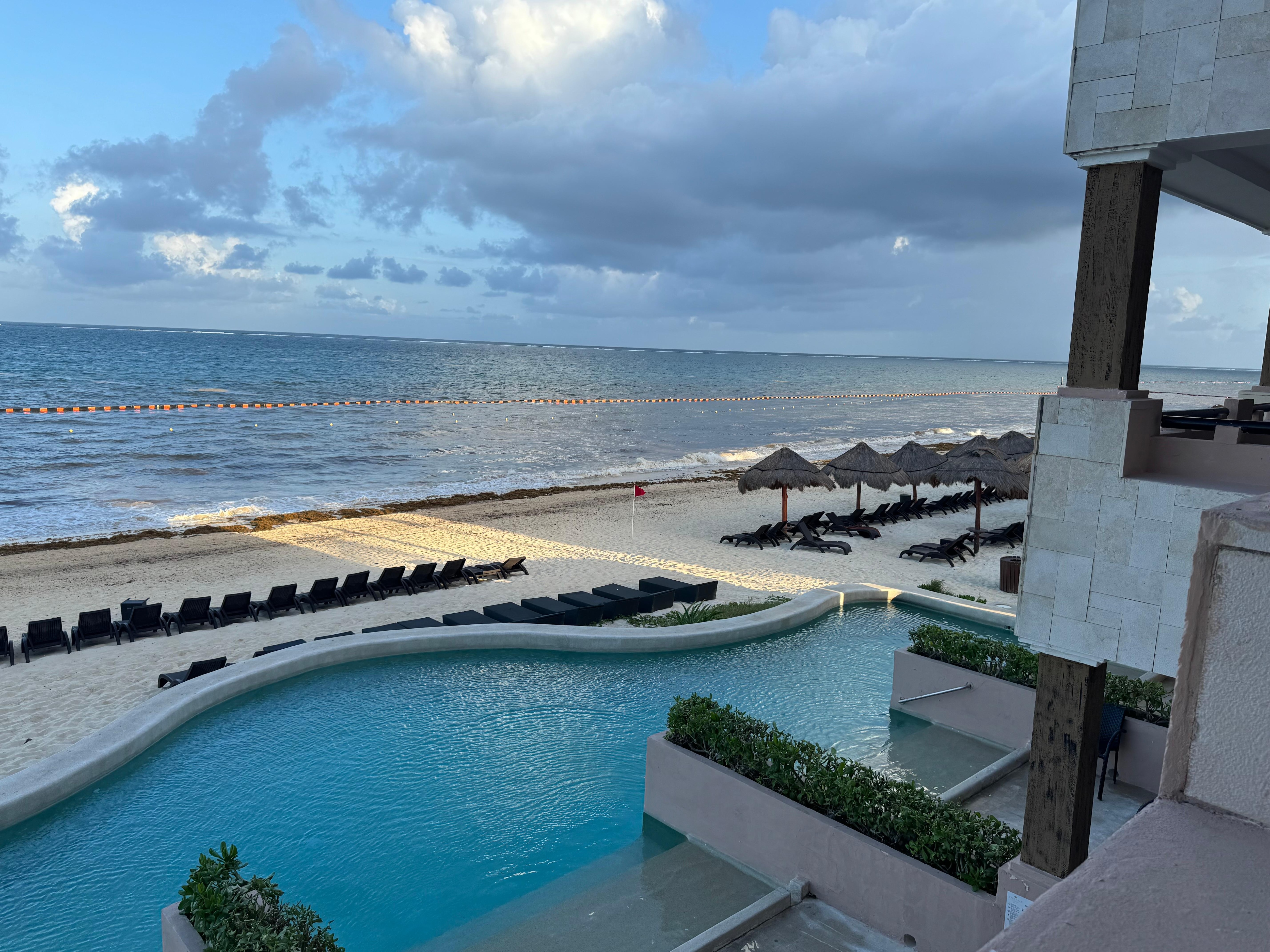 View from our balcony 