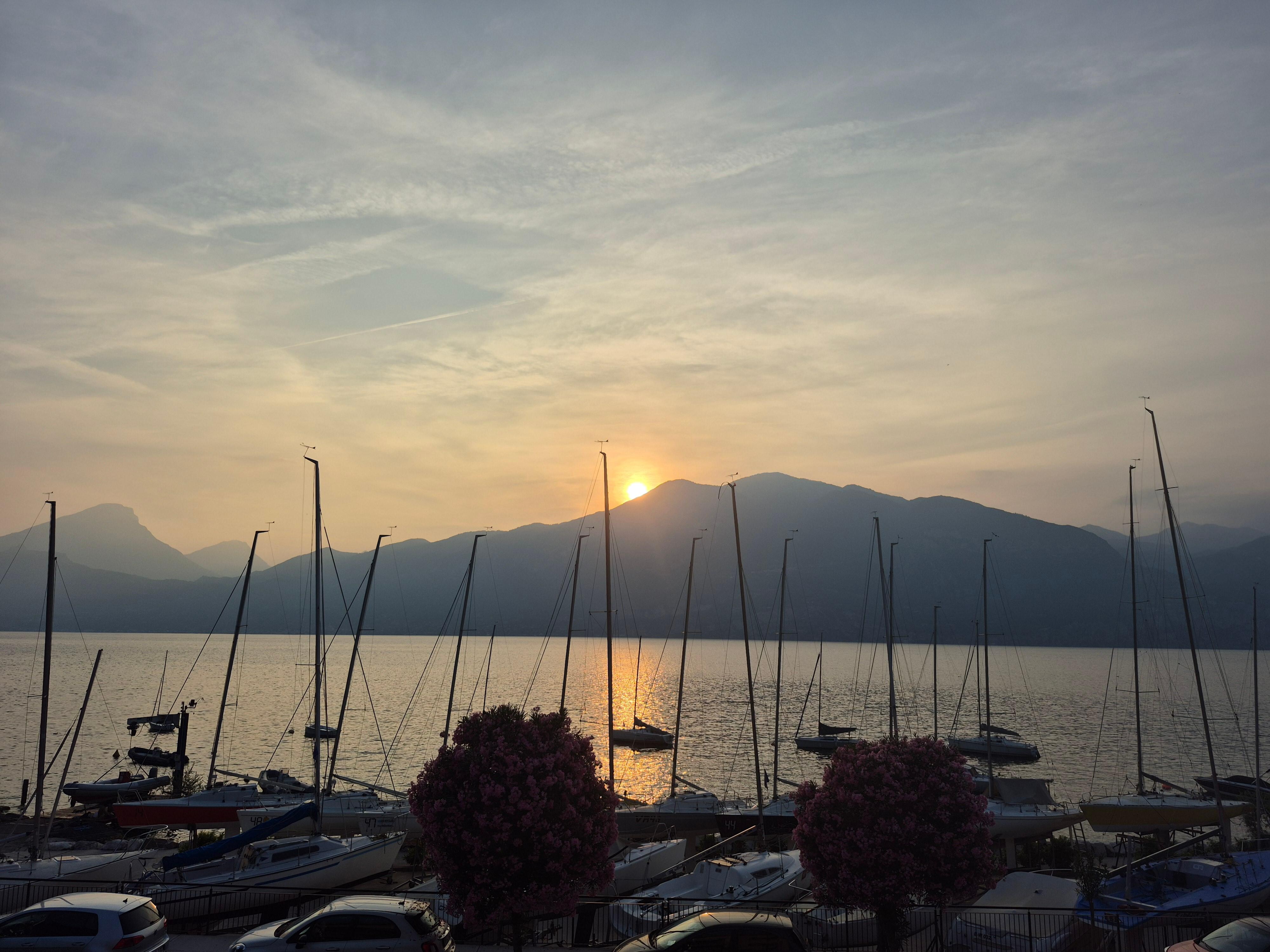 Sunset from balcony