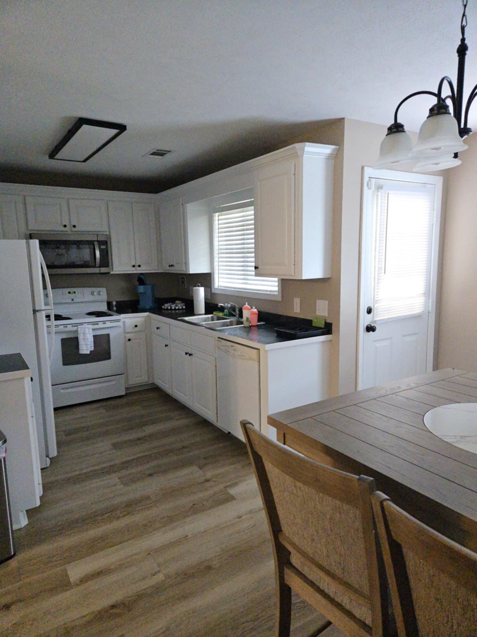 Kitchen and dining room