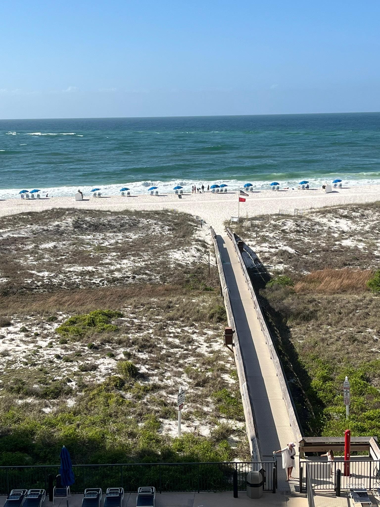 View from balcony