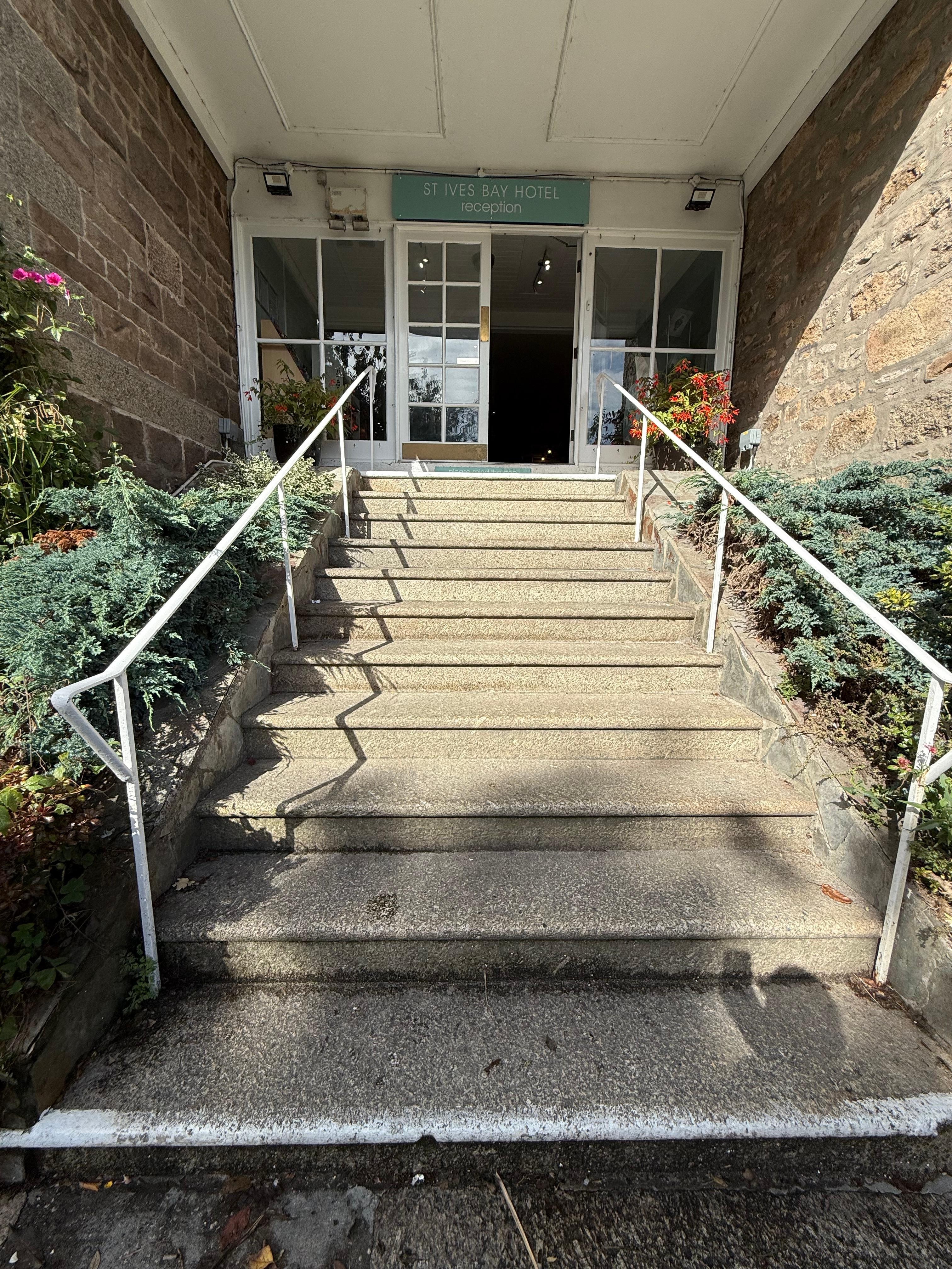 Inaccessible entrance