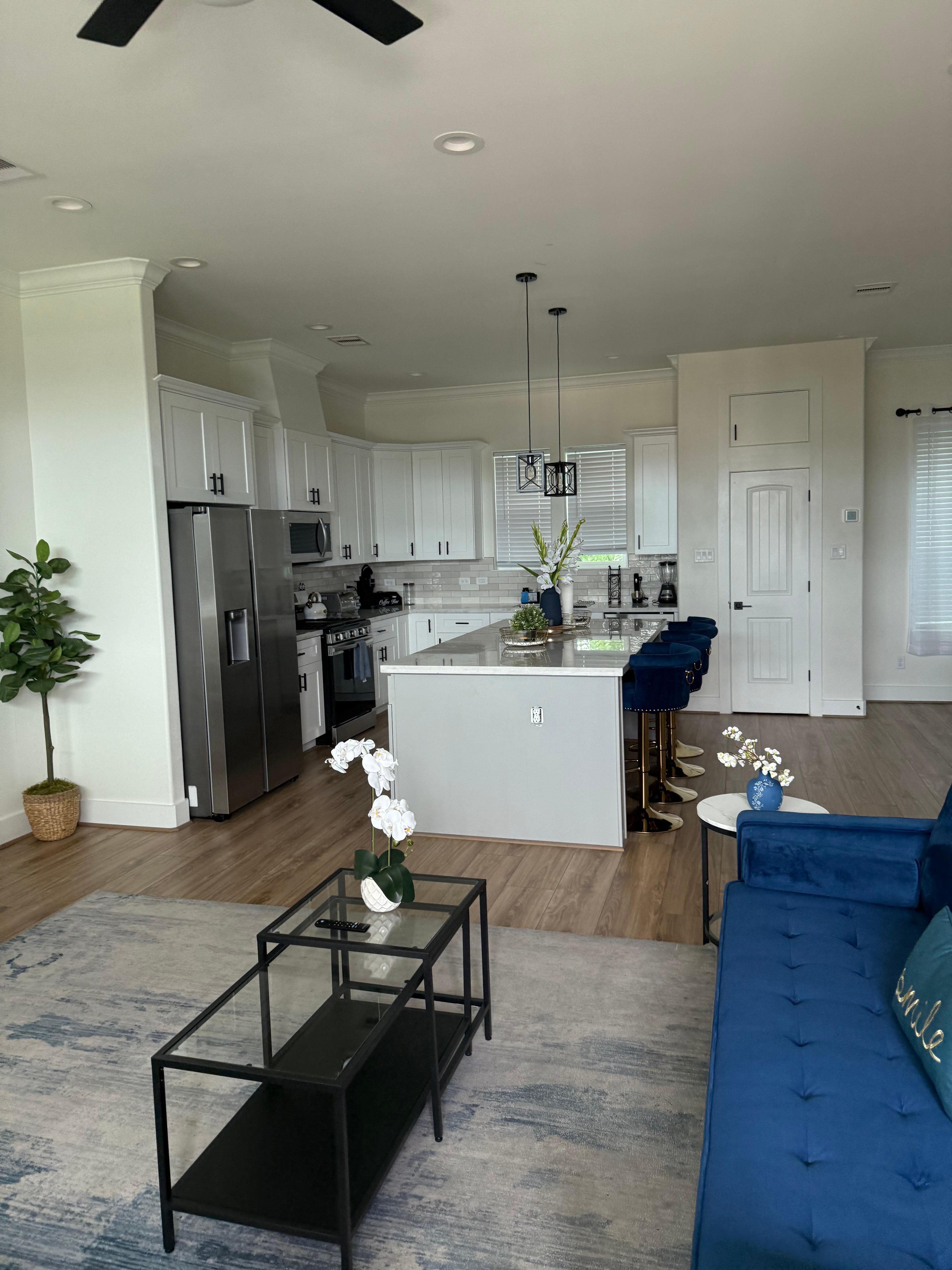 Kitchen with everything you need if you’re going to cook!