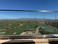 View from the spa
