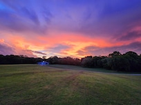 Sunset from the front porch