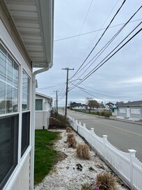 View to the beach