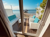 View out the back door of Room 8