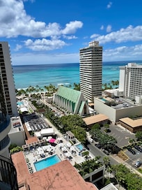 Beautiful view from our balcony