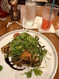 Dinner at 22 Stories.