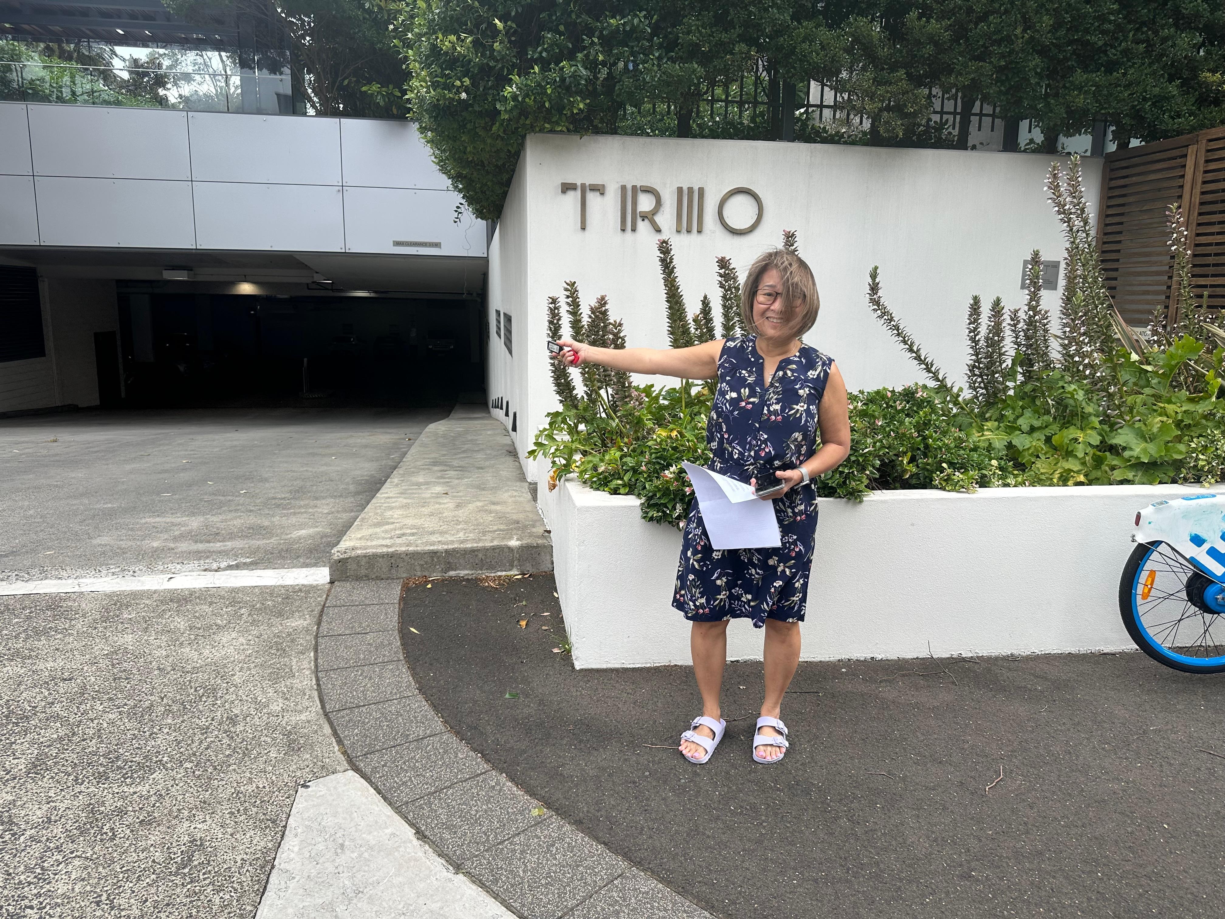 Convenient underground parking