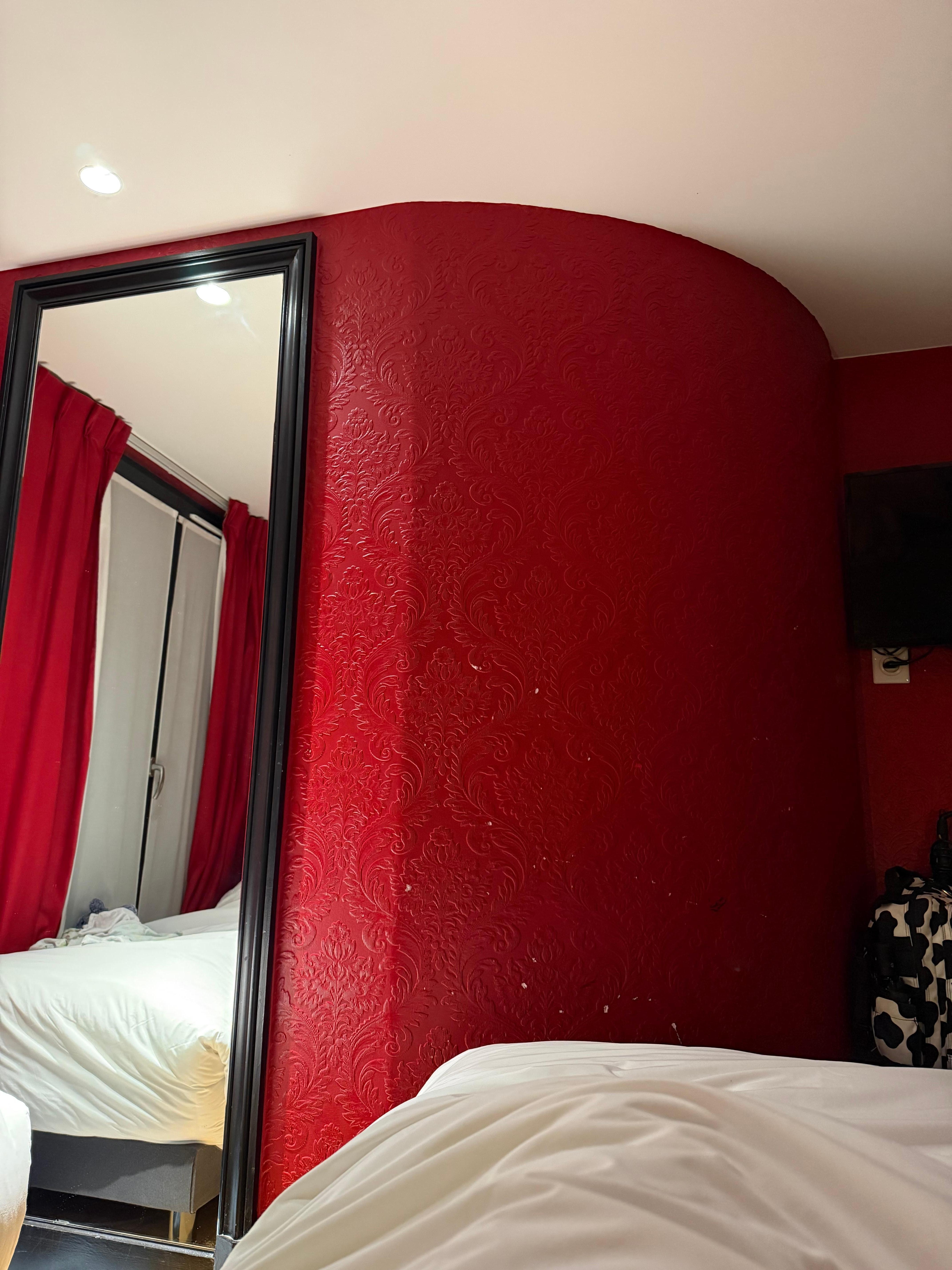 Actual room from one of two beds 