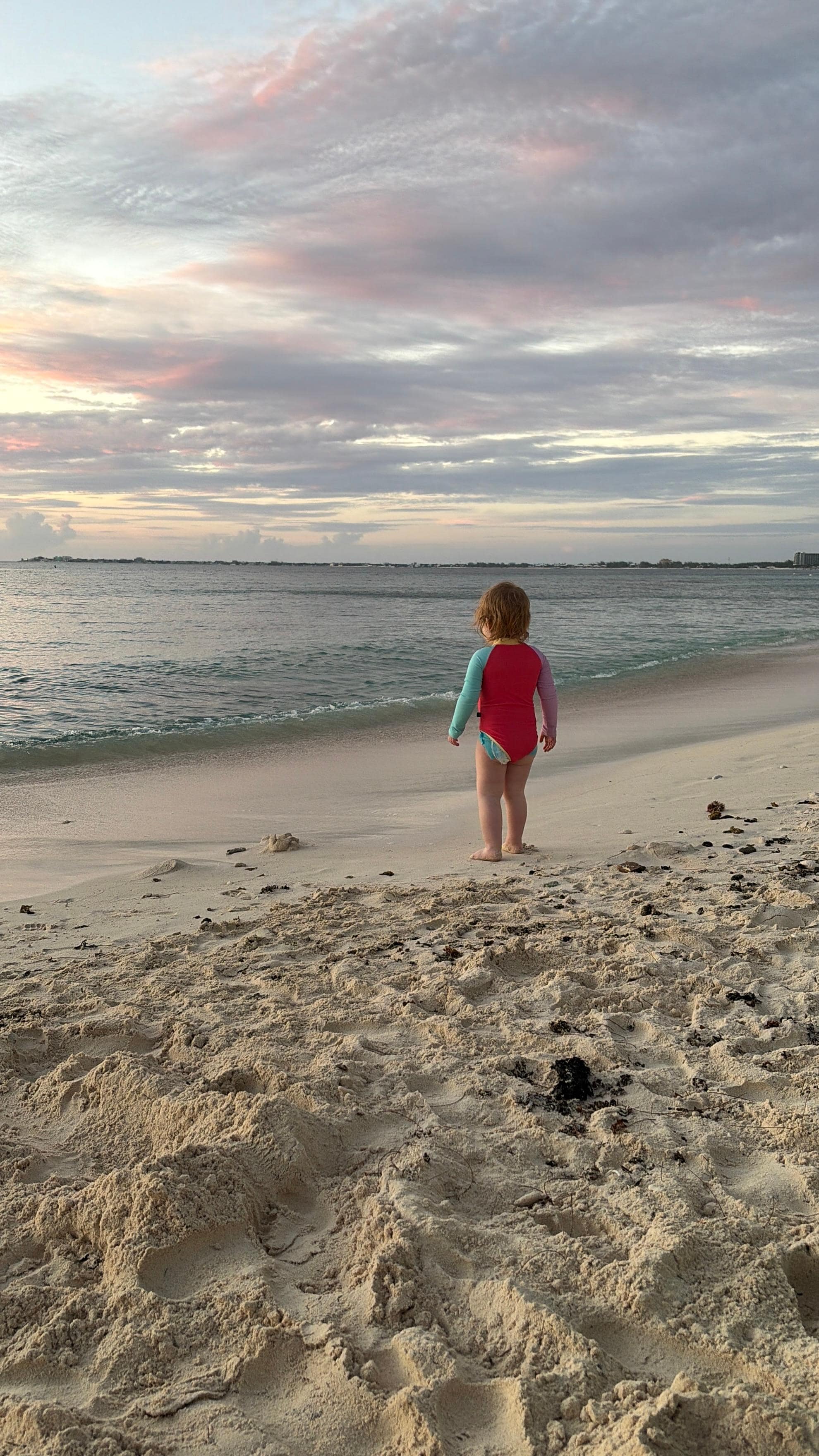 Beautiful soft sandy kid-friendly beach