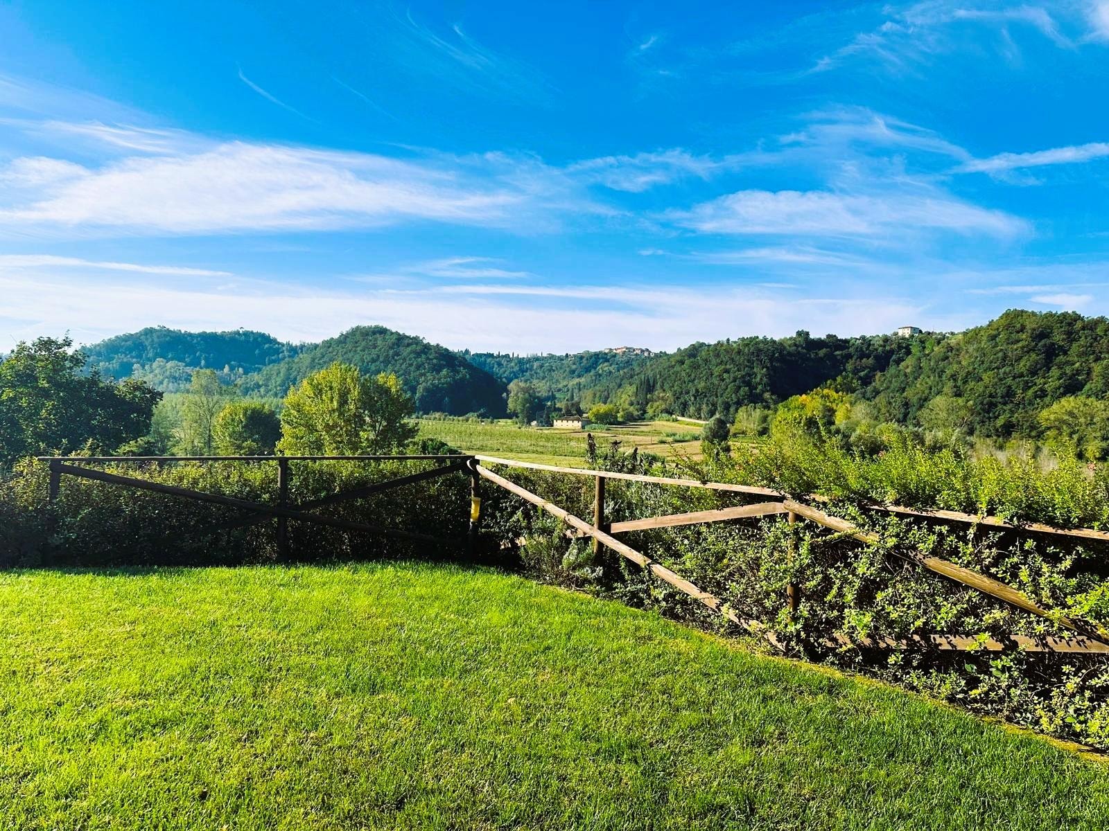 Panoramablick vom oberen Garten aus