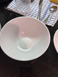 More stuck food. You can see rice kernels.
