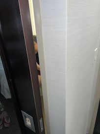 Gap in bathroom door