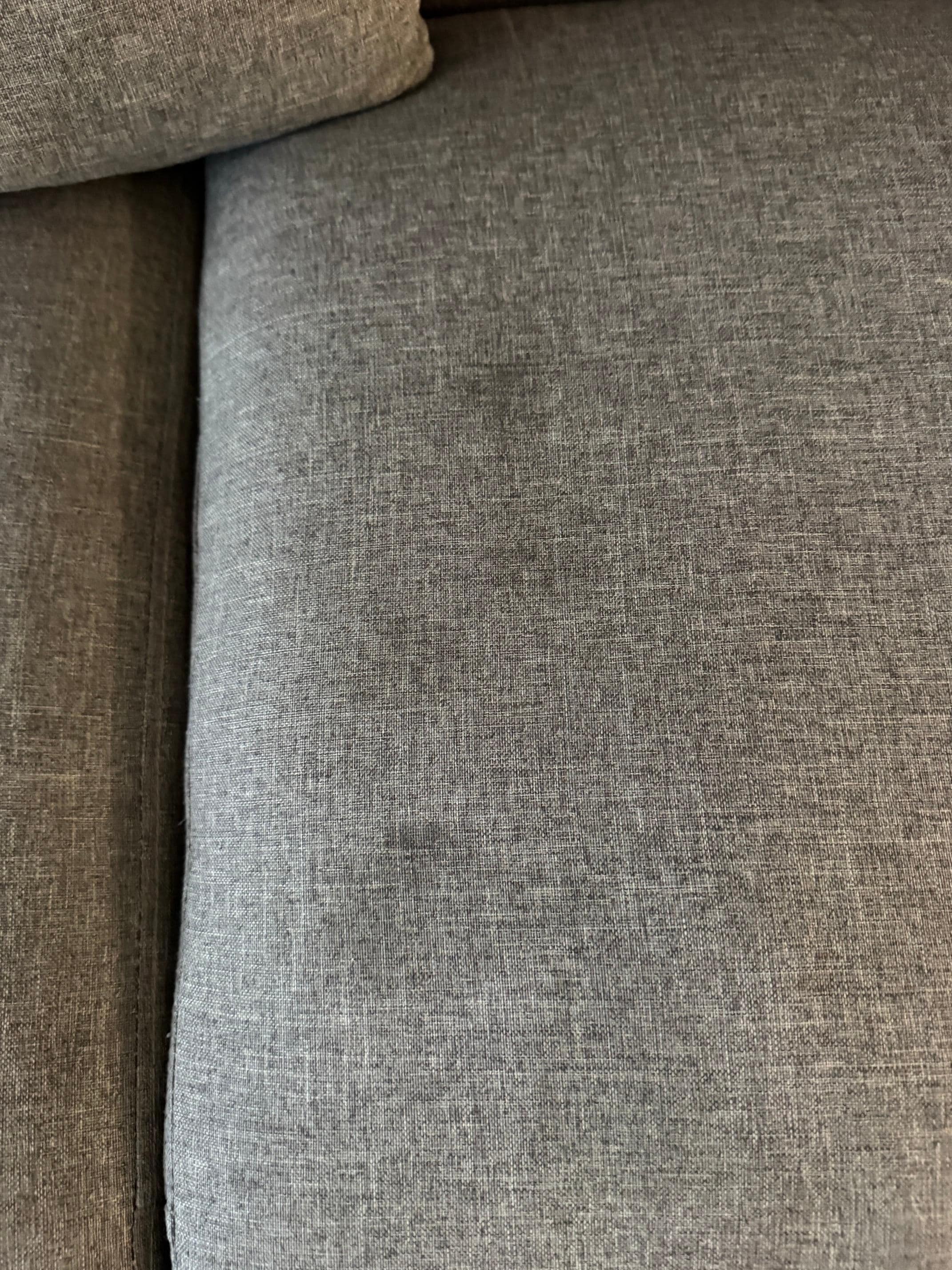Grease stains on the sofa