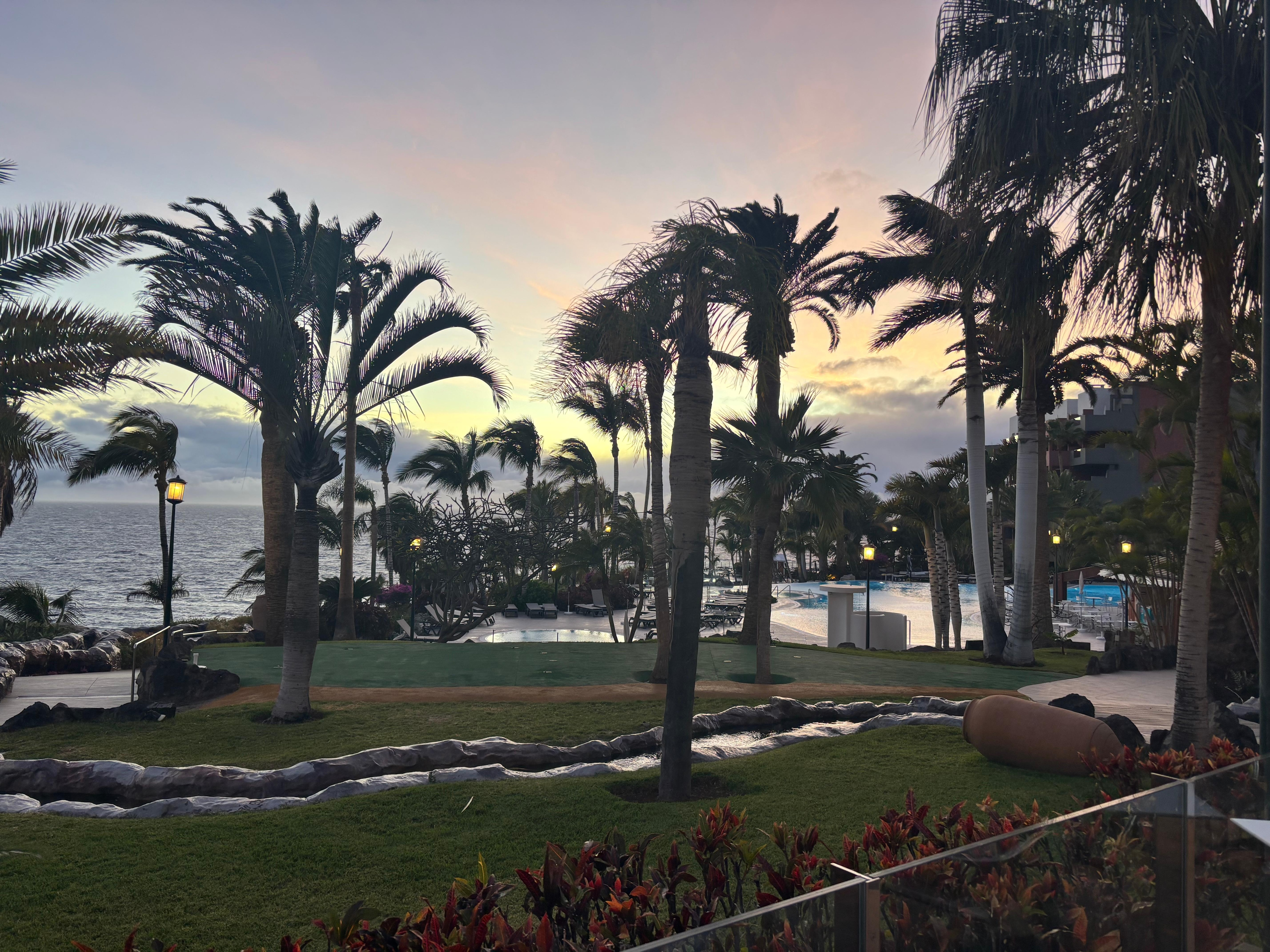 View from our balcony