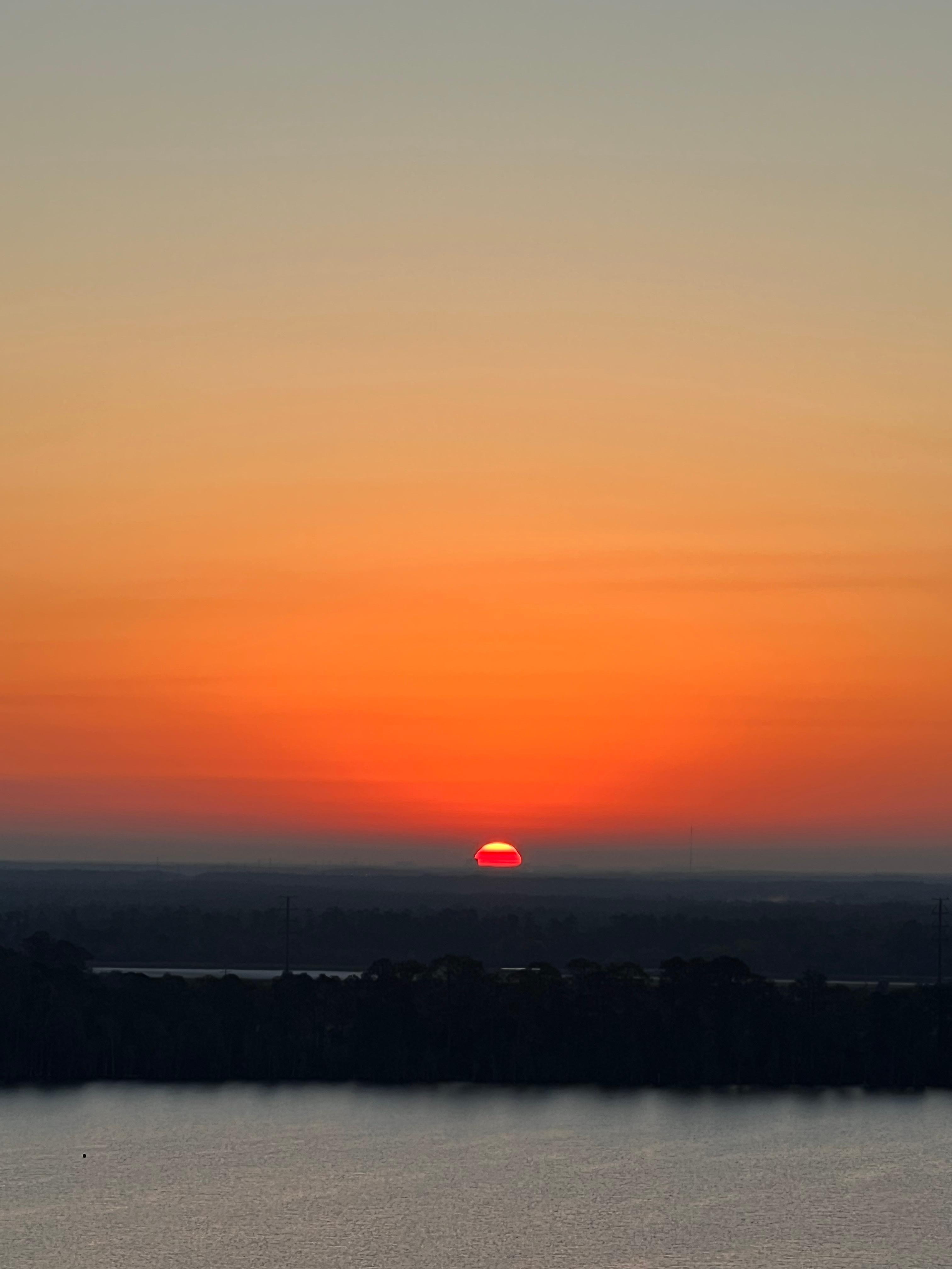 Sunrise from balcony