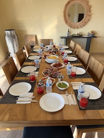 Meal prepared by Chef