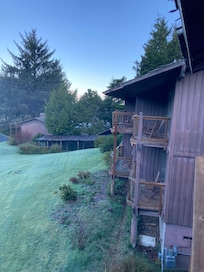 Balcony side of our building.